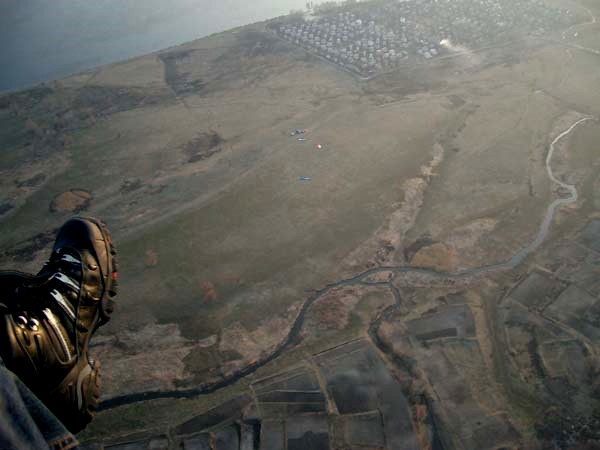 Летная площадка на берегу Днепра