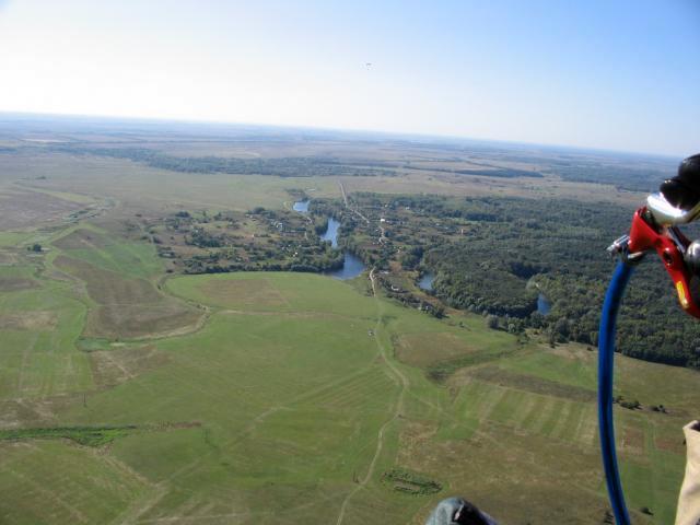 Поездка в Мануйловку 16.09.2006. Вид на село Нижняя Мануйловка