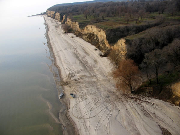 Полет на Пивиху 26.11.2006 Берег водохранилища