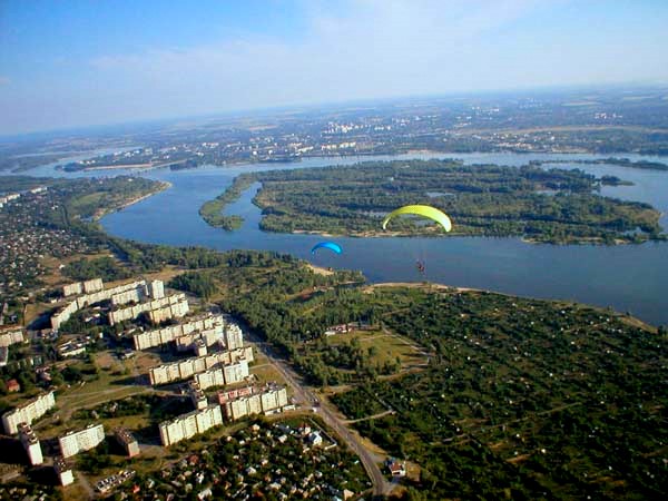 В небе Кременчуга