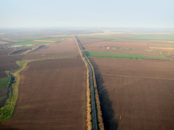 Пересекаем полтавскую трассу