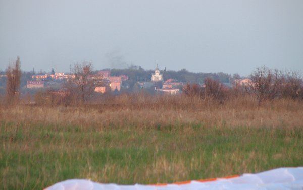 Кобеляки. Вид с аэродрома.