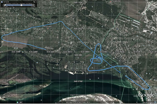 Пробные GPS треки